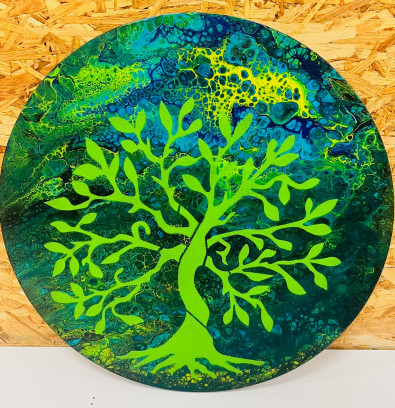 Acrylic pouring: Spelen met Kleur & Flow nov