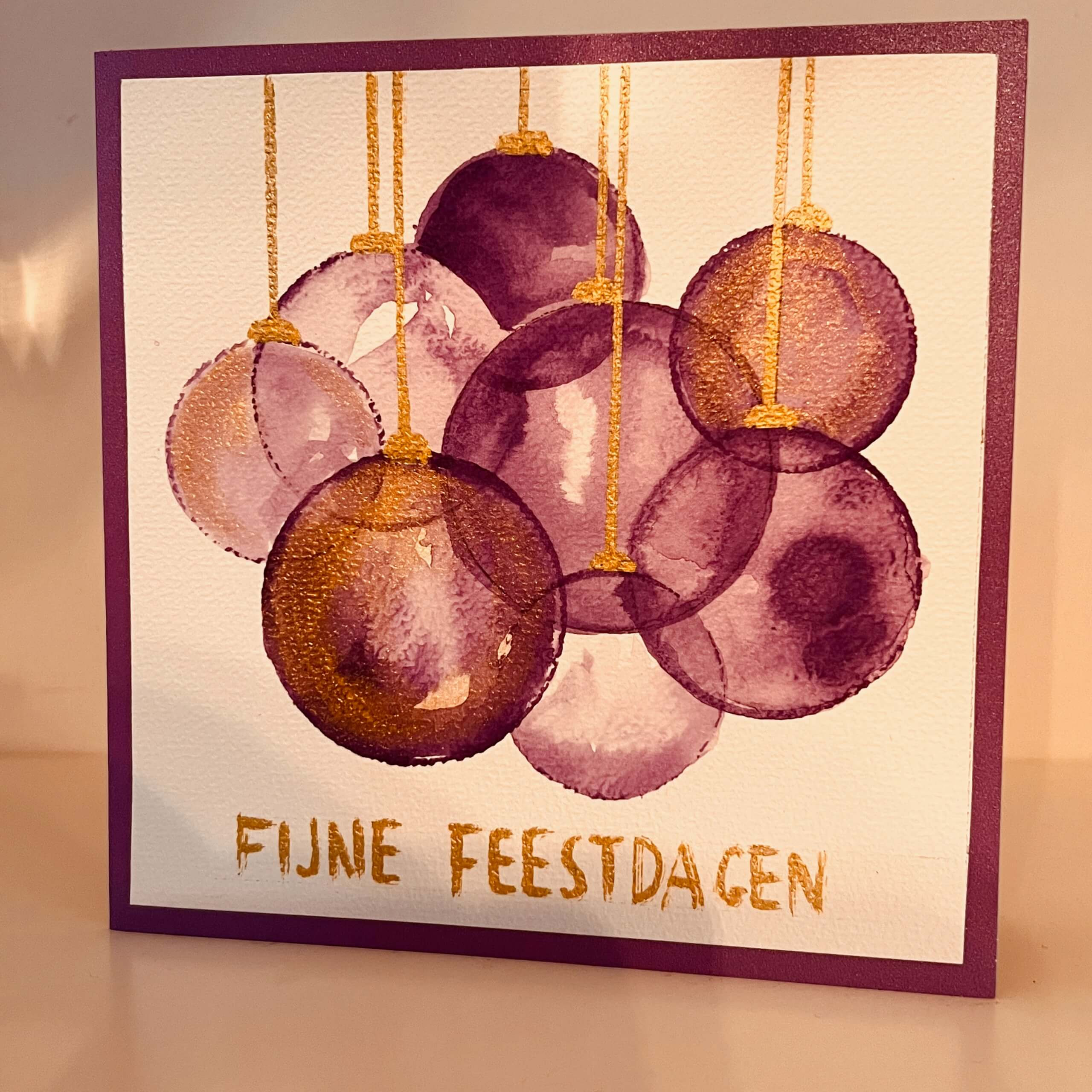 Acryl inkt: aquarellen (November) - Foto