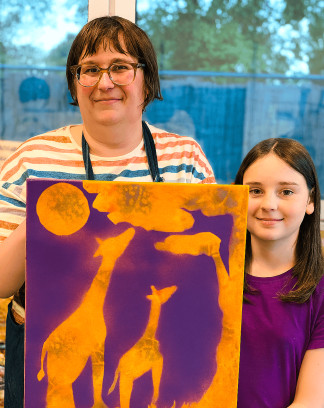 Ouder-tiener 10+: Graffiti stencil art (December)