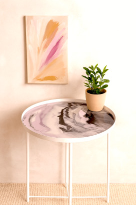 Resin Art/epoxy – Basistechnieken en bijzettafeltje (Maart)