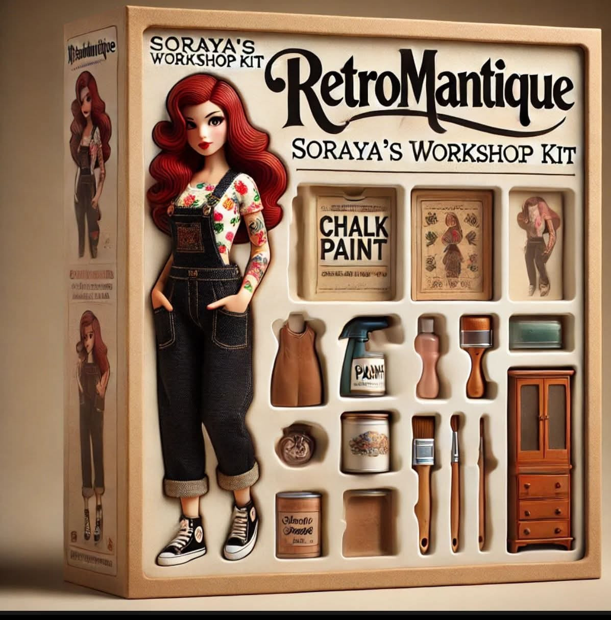 Workshop basis meubelen schilderen met krijtverf - Foto