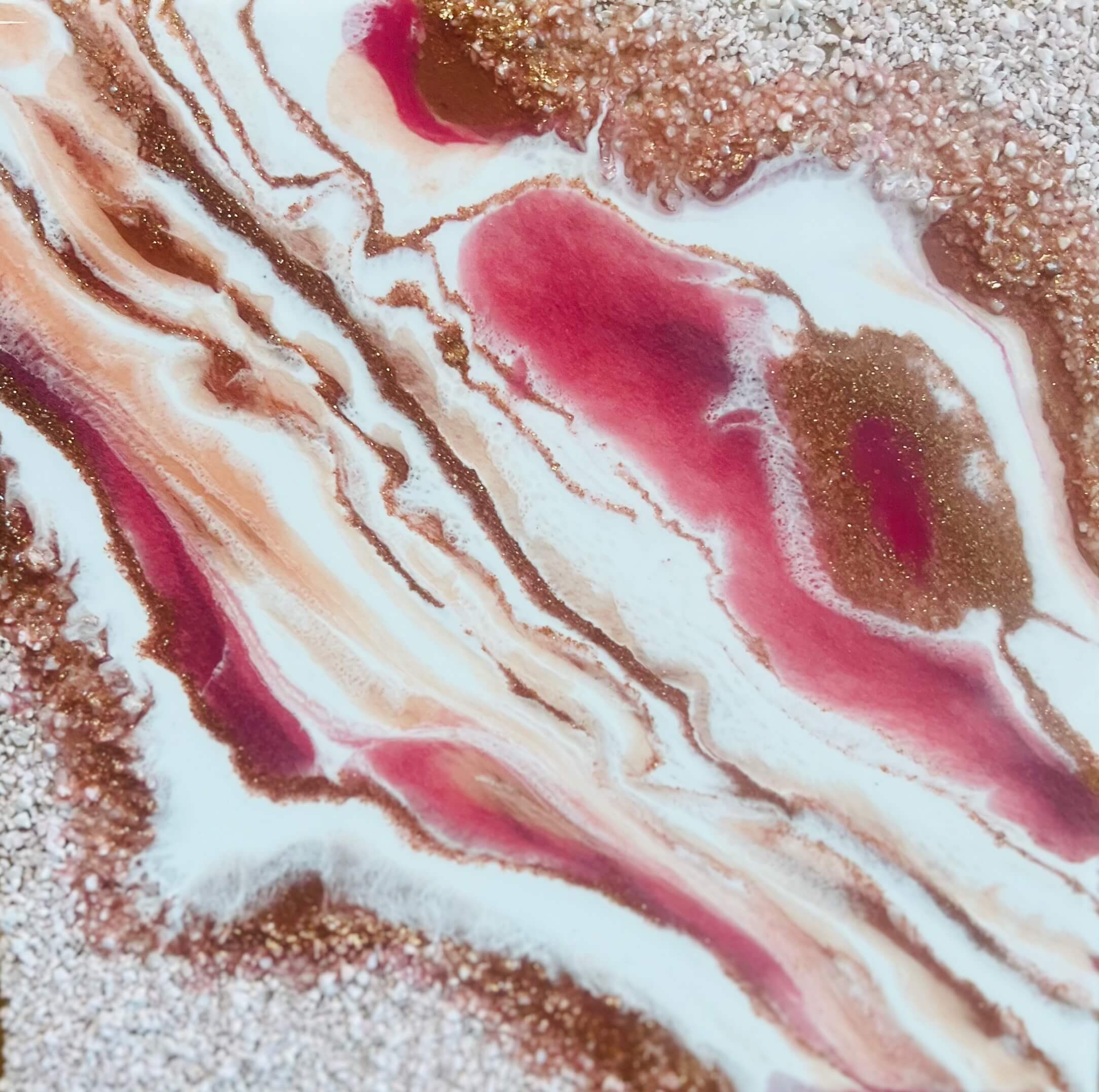 Epoxy: geode en/of marmer (Juni) - Foto