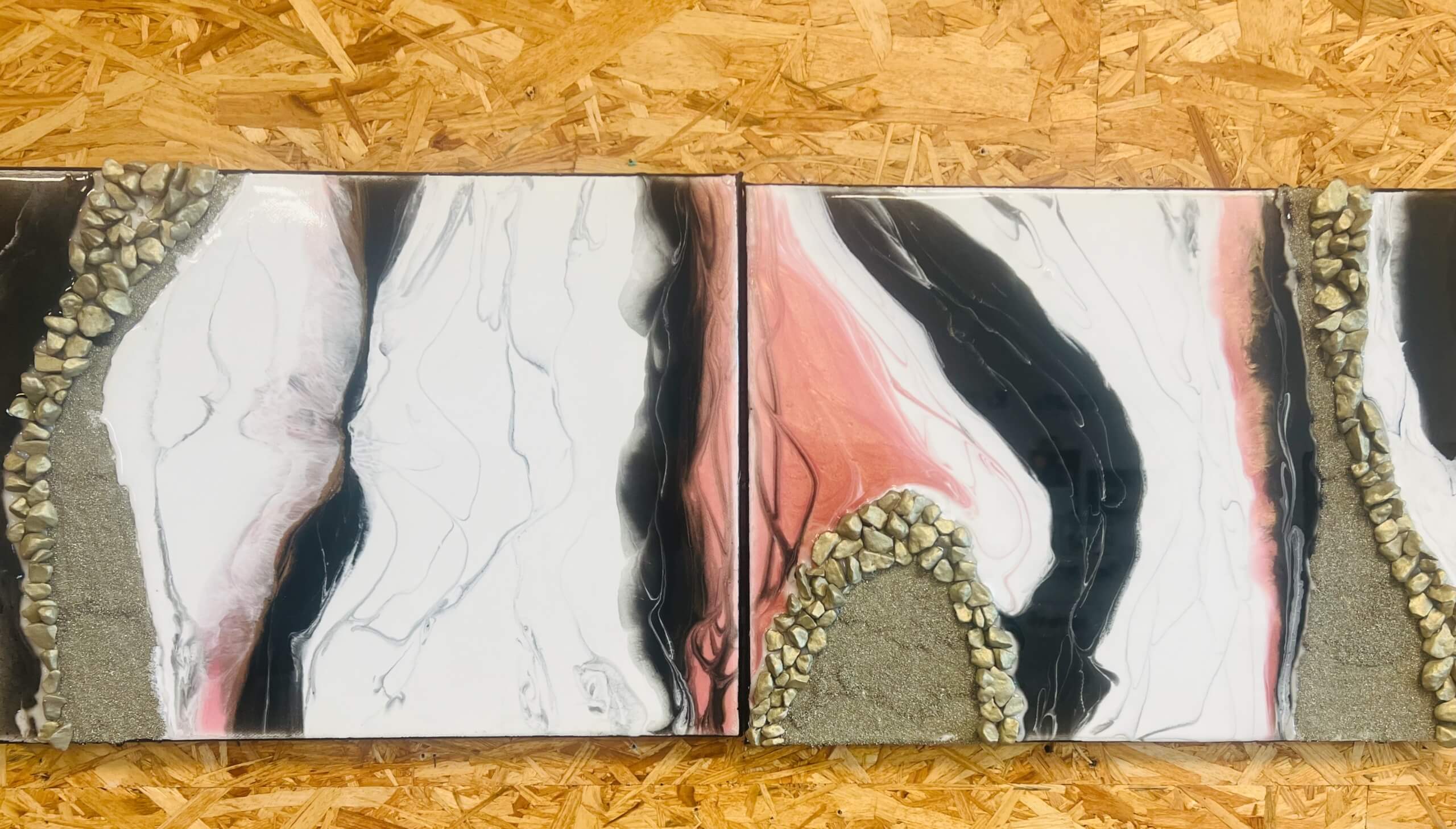 Epoxy: geode en/of marmer (Juni) - Foto