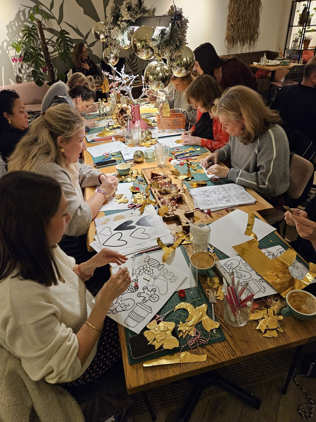 Metaalfolie Reliëf Workshop - Kersteditie - Foto