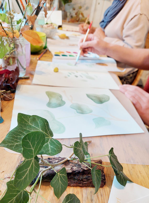 Workshop wildpluk & botanisch tekenen - Foto