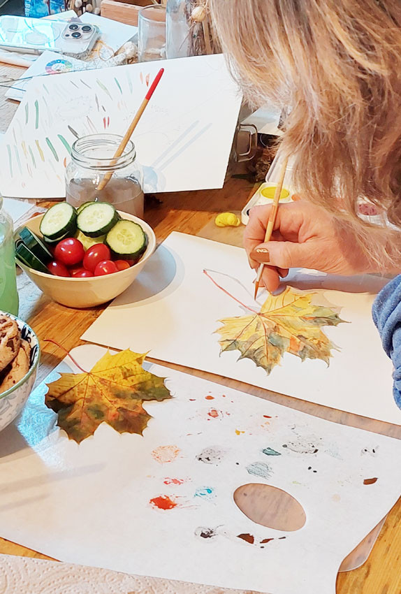 Workshop wildpluk & botanisch tekenen - Foto