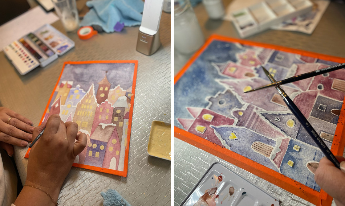 Workshop aquarel: Winter - Foto