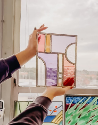 Workshop Glas in Lood raam maken