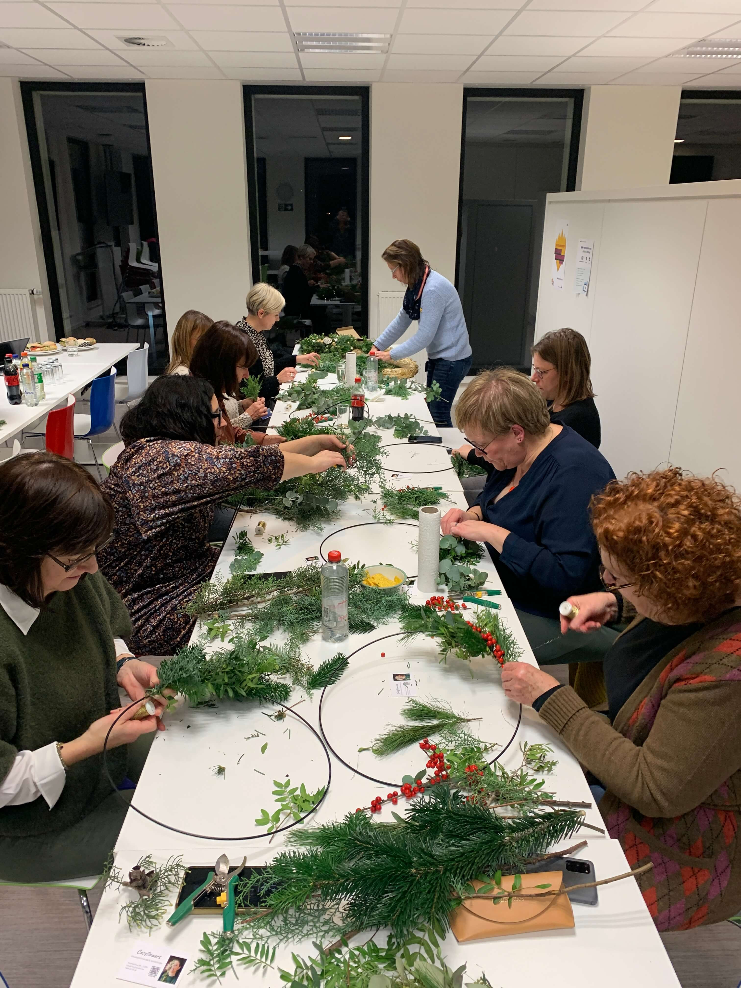 Workshop Kerstkransen @ Jardin d’Hiver – Meise - Foto