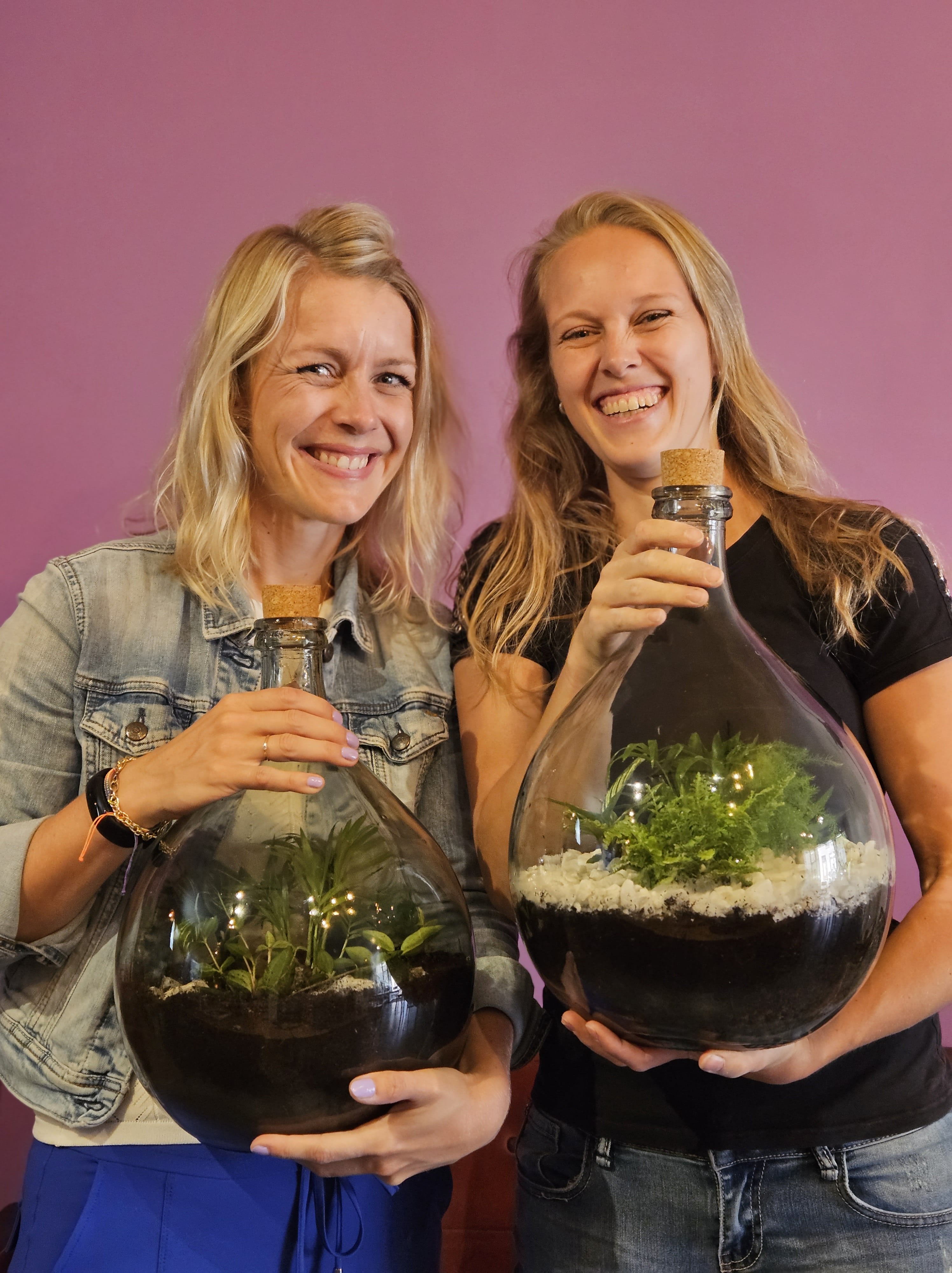 Workshop Flessentuin - zelfvoorzienend ecosysteem - Foto