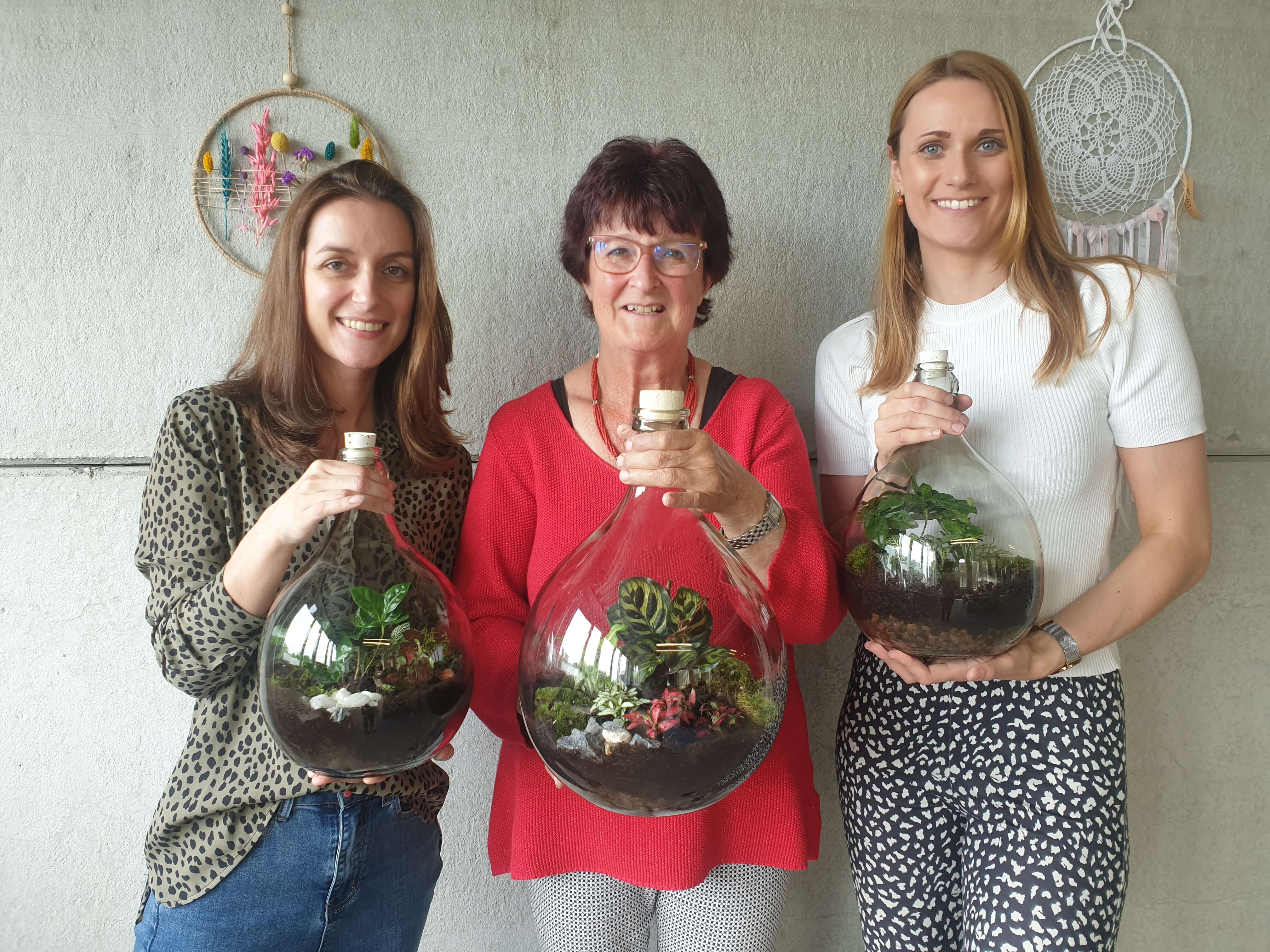 Workshop Flessentuin - zelfvoorzienend ecosysteem - Foto