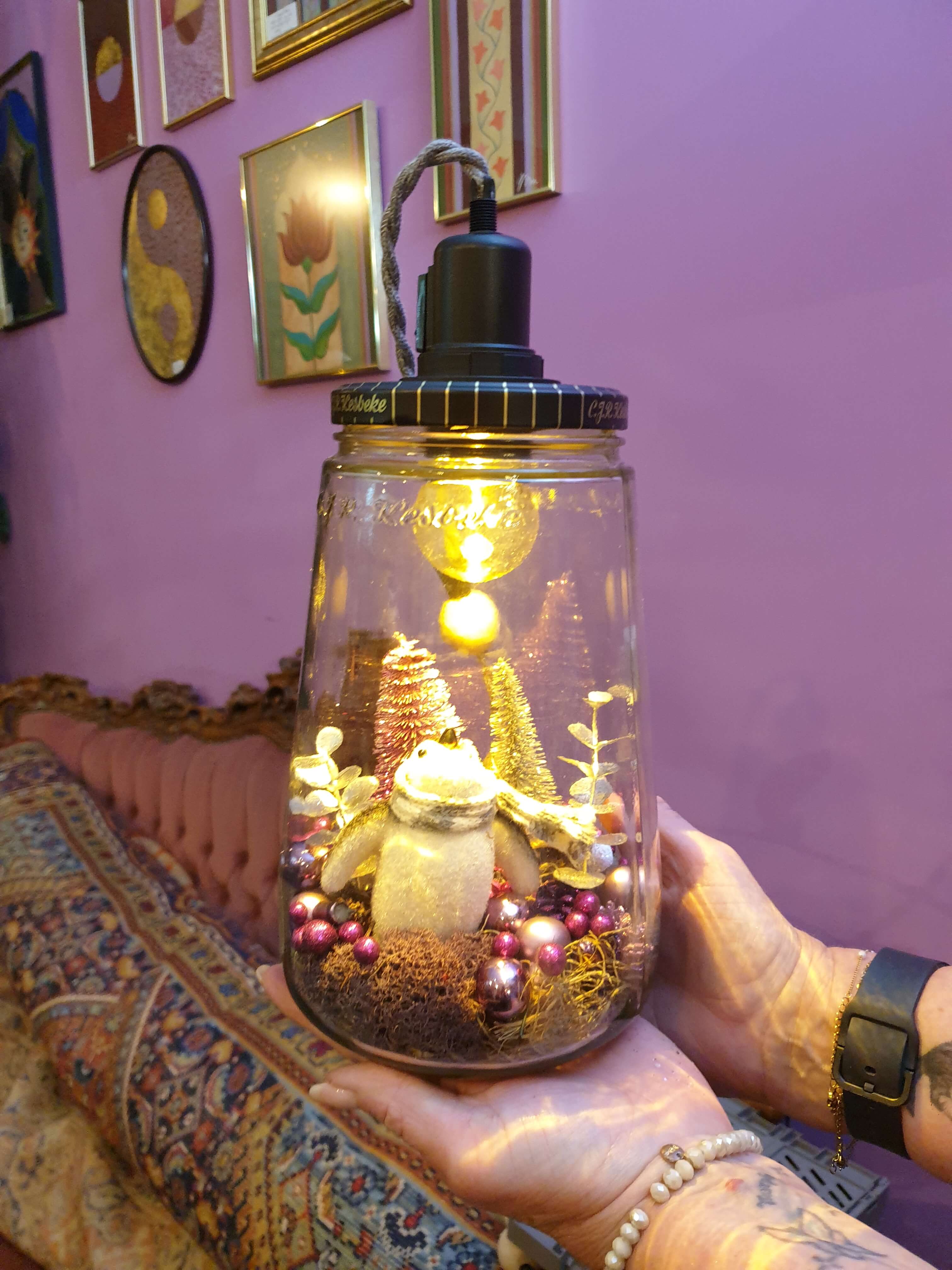 Kerstworkshop - Kerstlampje maken - Foto