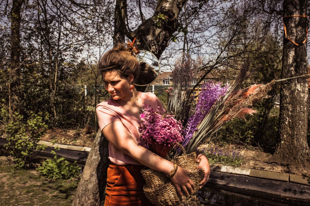 Workshop: Droogbloemen krans - Floral hoop - Foto