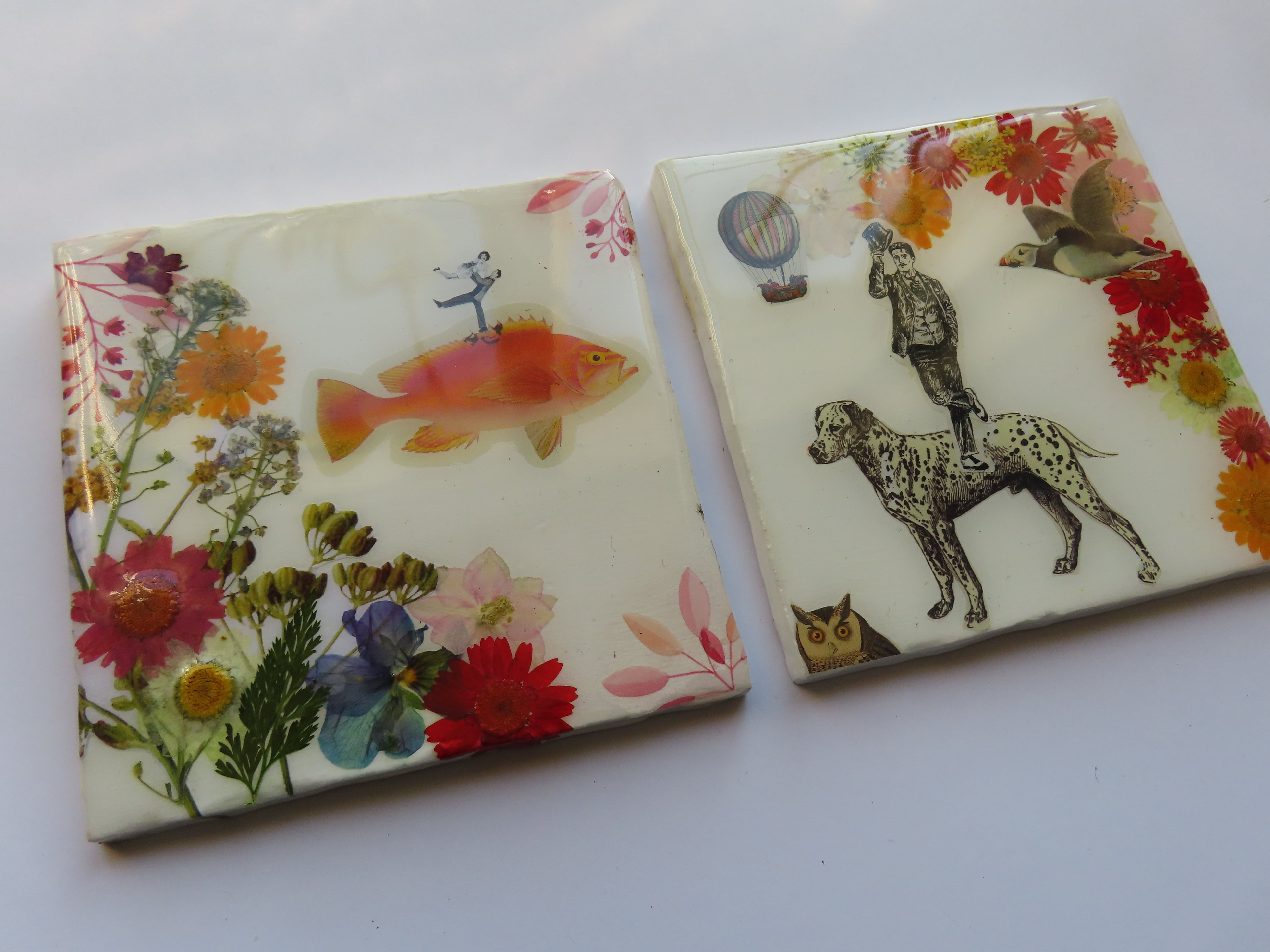 Workshop Floral Art Tiles - Foto