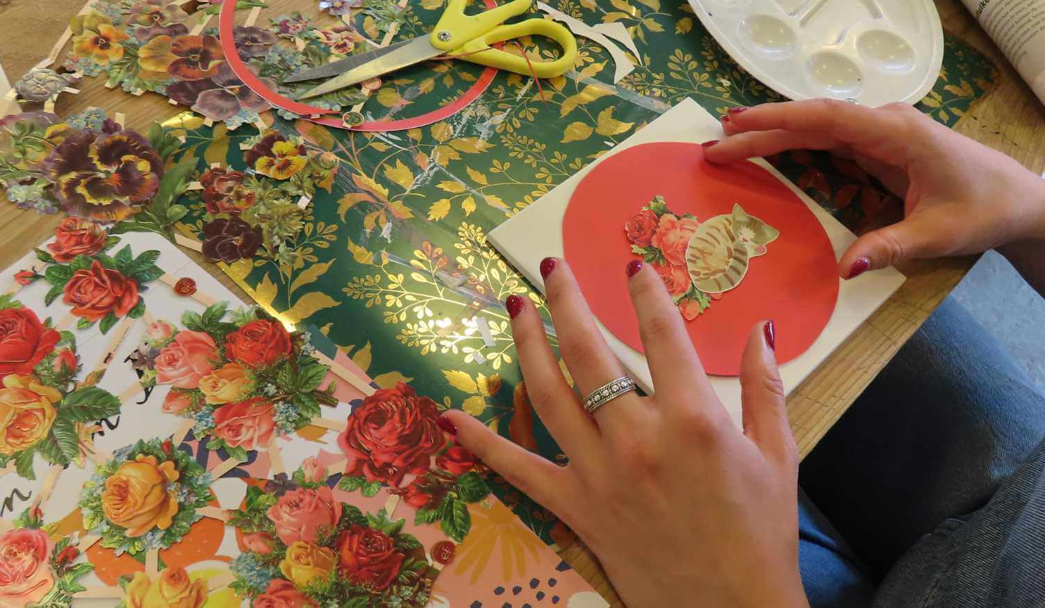Workshop Floral Art Tiles - Foto