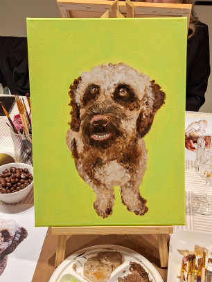 Paint your pet & Sip - Zet je huisdier letterlijk in de verf!