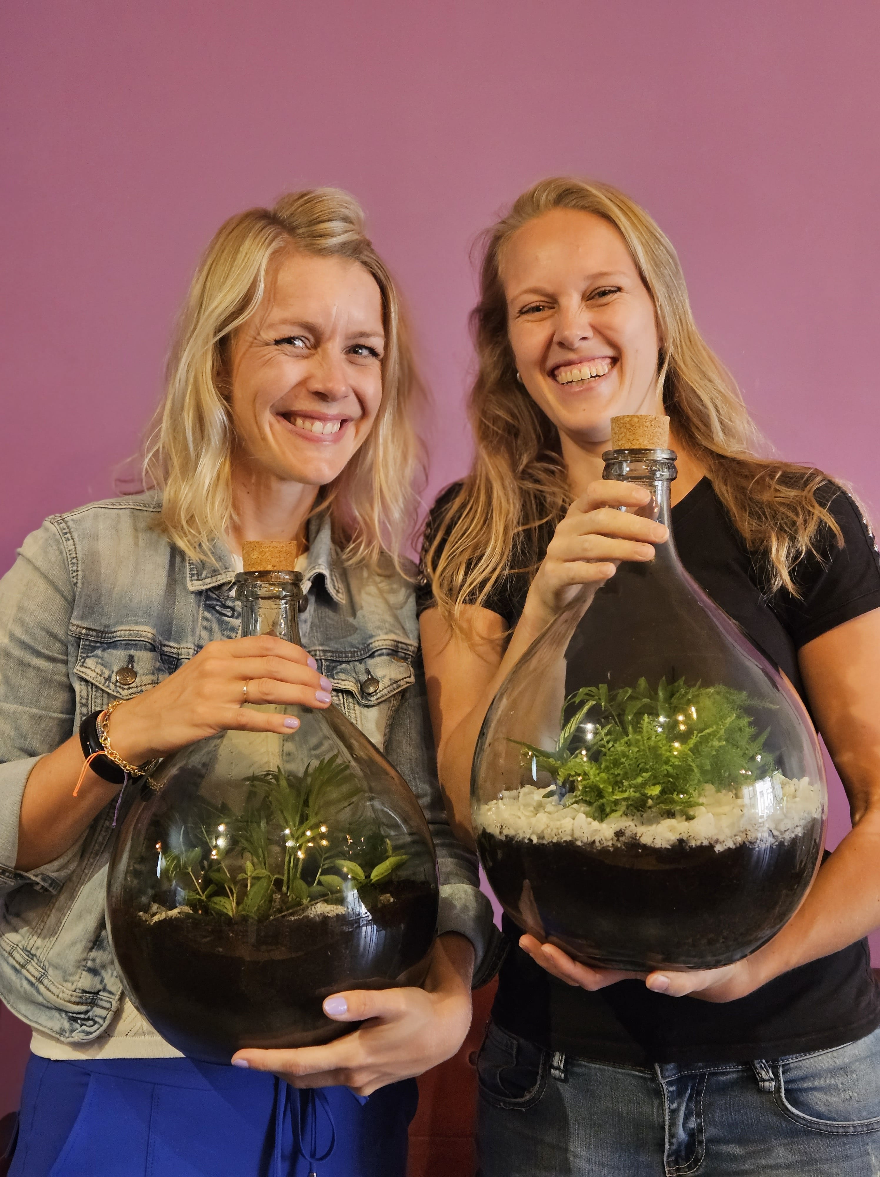 Workshop Flessentuin - zelfvoorzienend ecosysteem - Foto