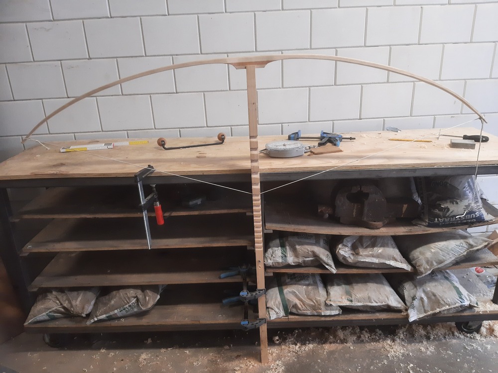 workshop houten boog maken - Foto