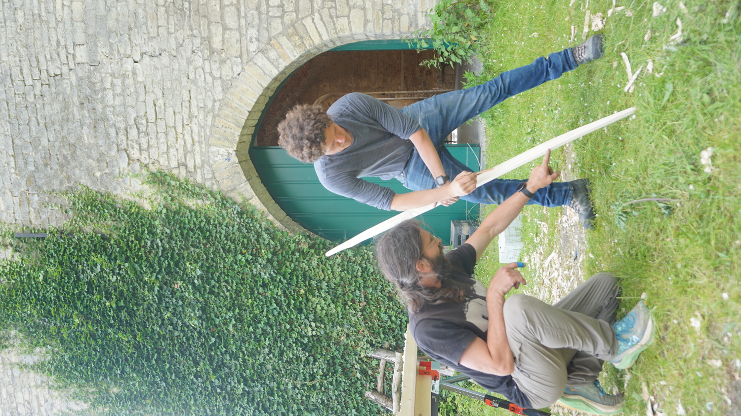 workshop houten boog maken - Foto