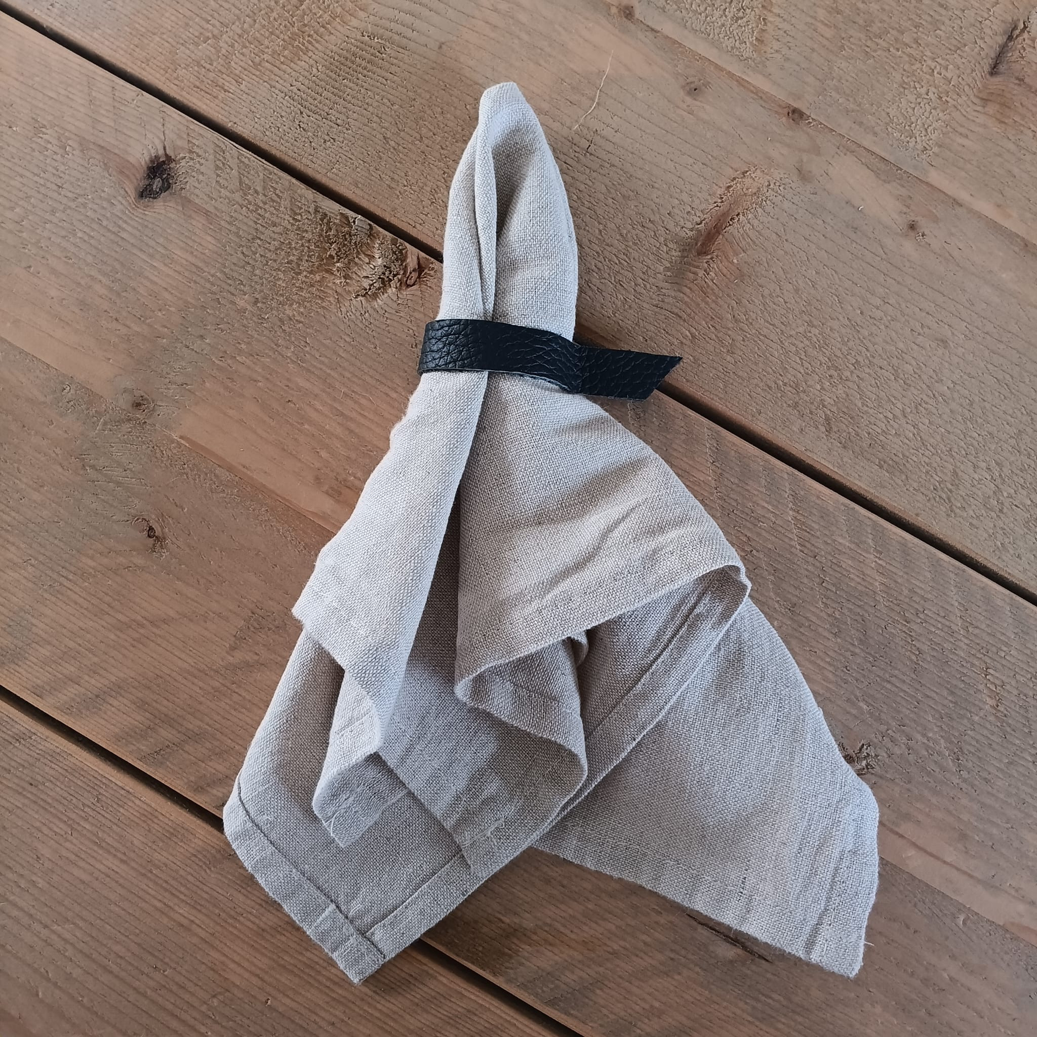 Workshop: Tafeldecoratie uit leder - Foto