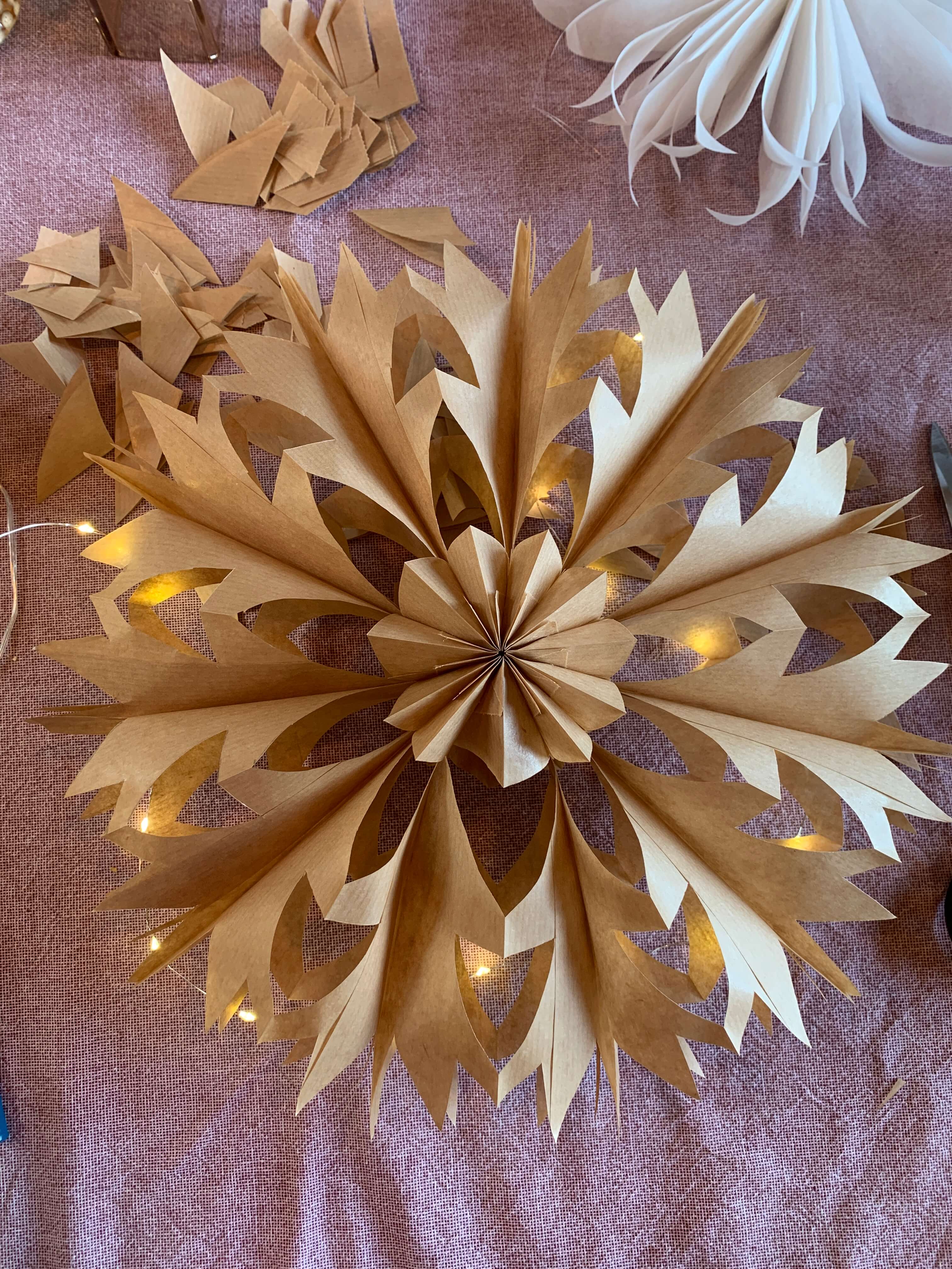 Papieren sterren DIY box - Foto