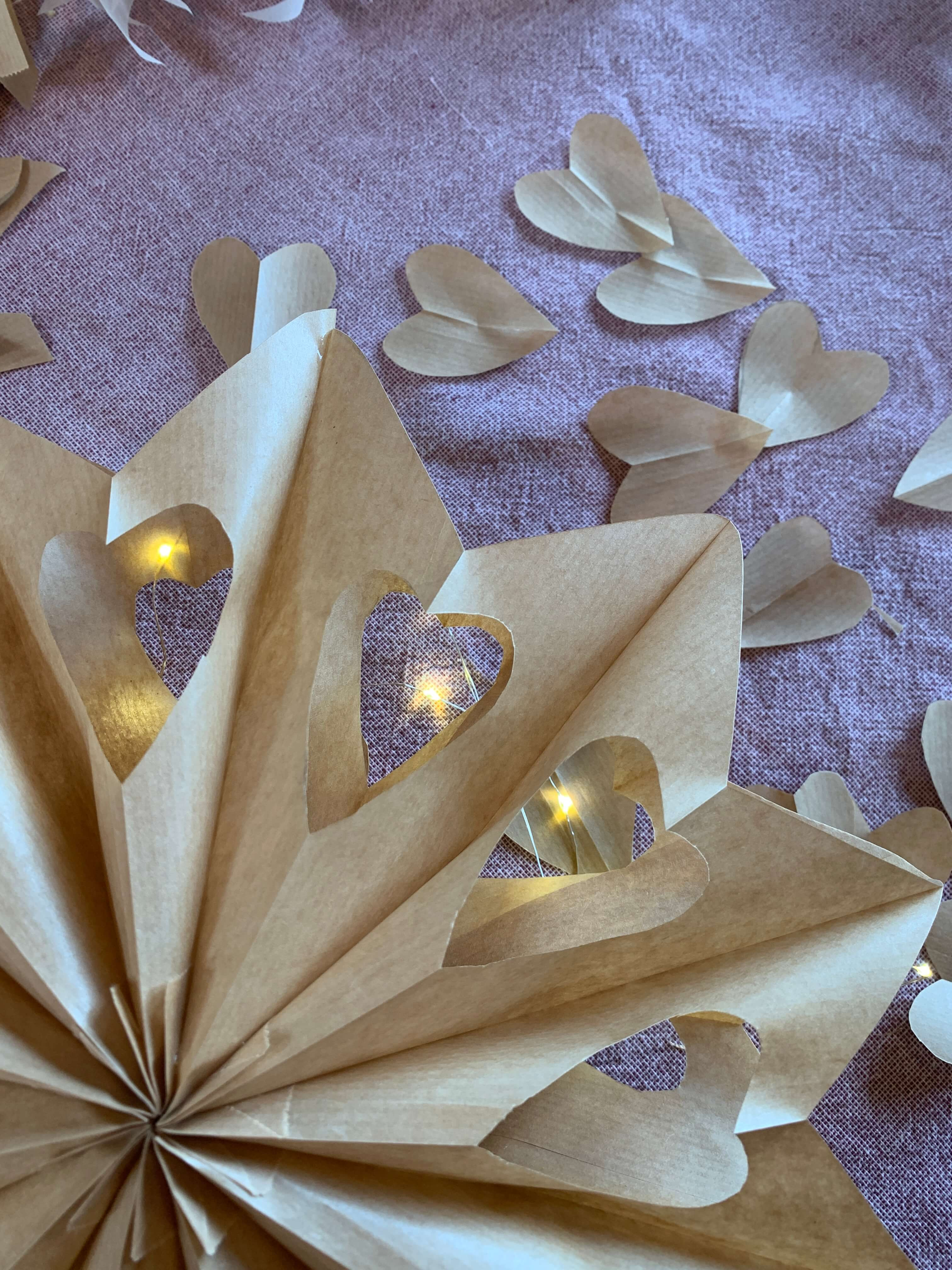 Papieren sterren DIY box - Foto