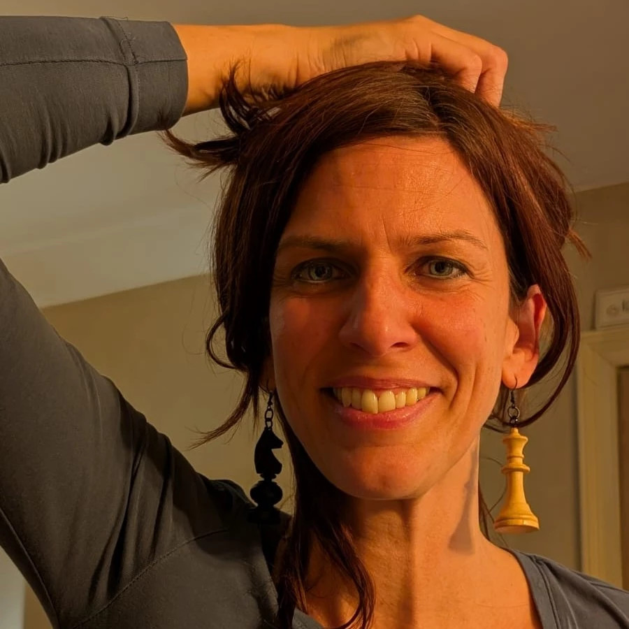 Spelletjes - oorbelletjes van houten RESTjes! - Foto