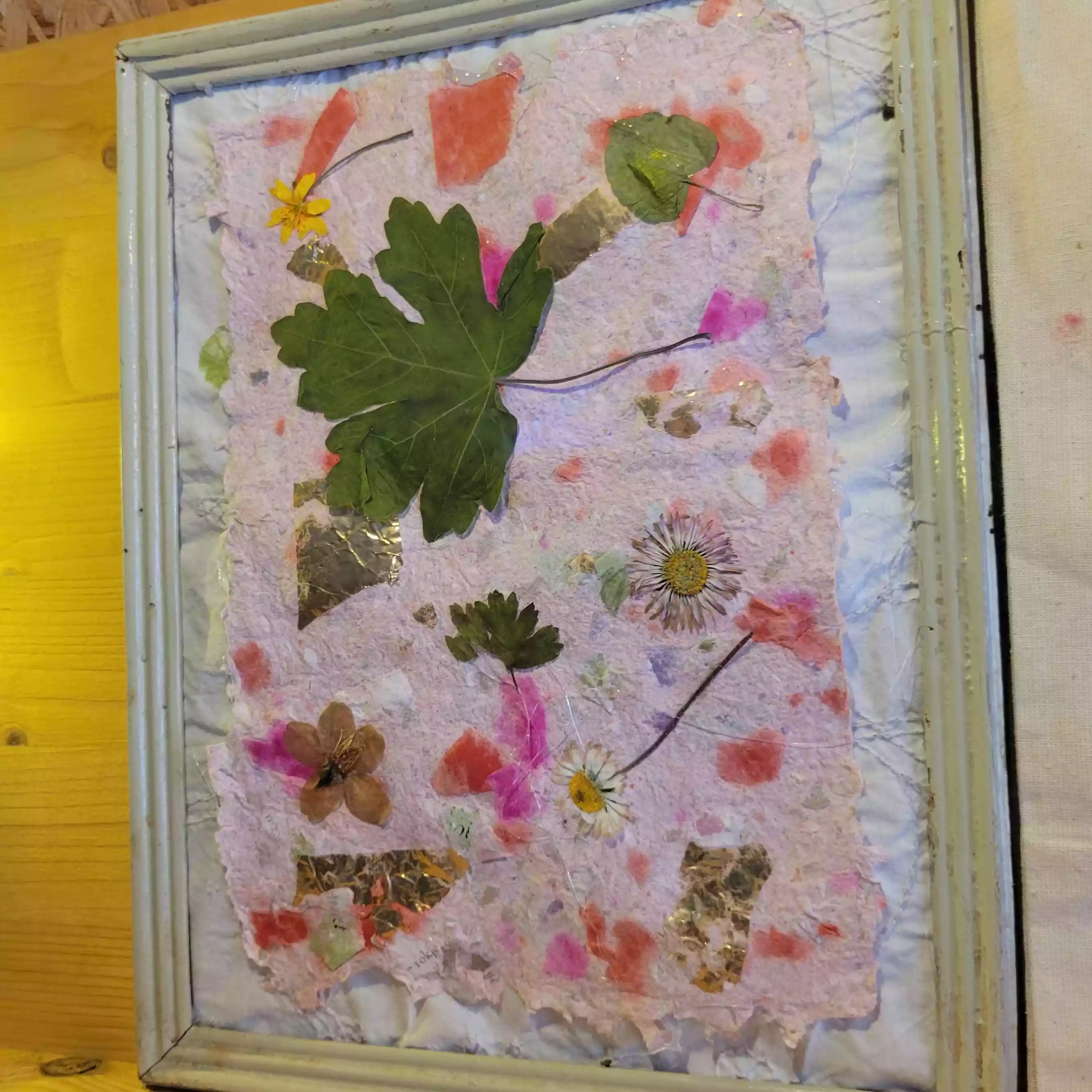 Workshop papier scheppen voor world recycling day - Foto