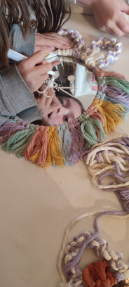 🐰Ouder-Kind macramé konijnenspiegel 🐰