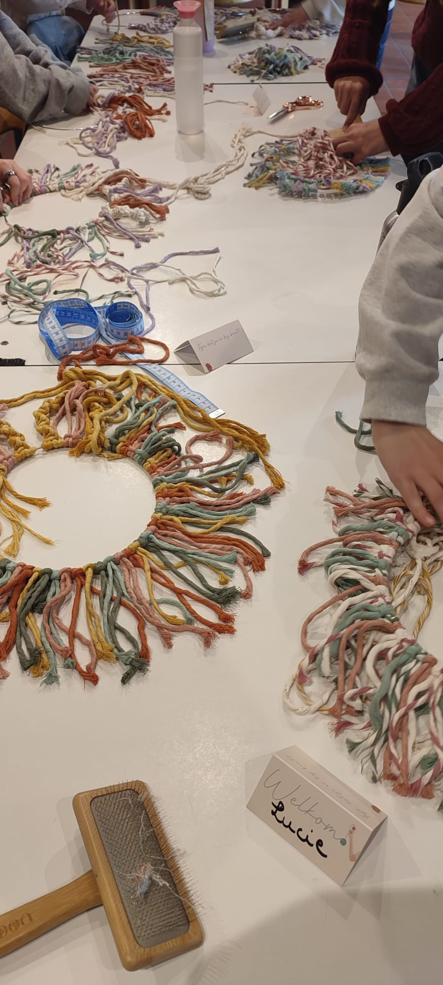 🐰Ouder-Kind macramé konijnenspiegel 🐰 - Foto