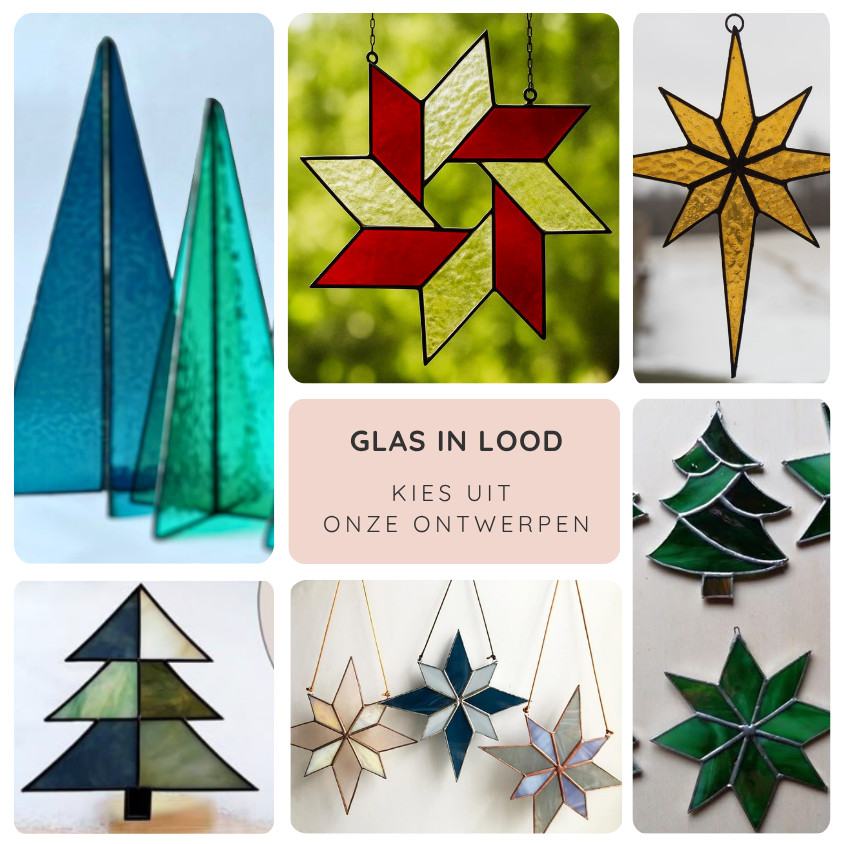Kerst Glas in Lood - Workshop - Foto
