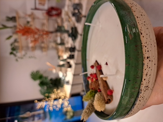 Workshop Geurkaars met droogbloemen