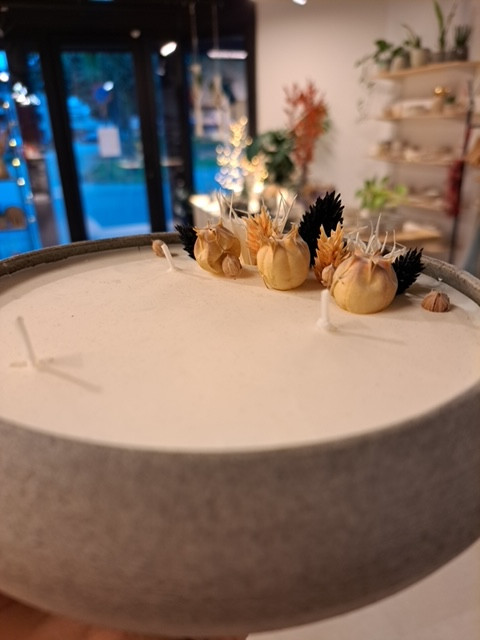 Workshop Geurkaars met droogbloemen - Foto