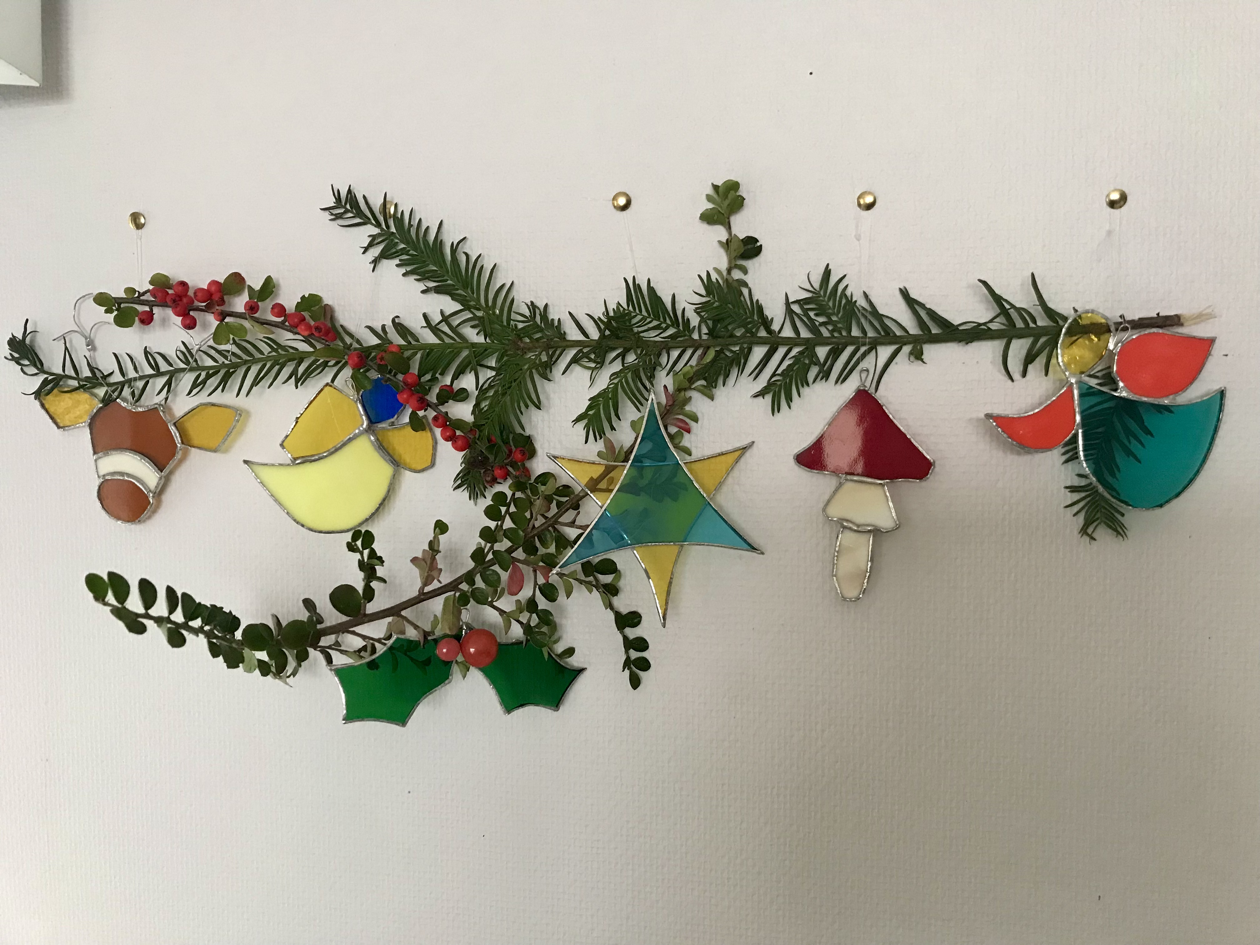 Glas in lood de Tiffany techniek - Foto