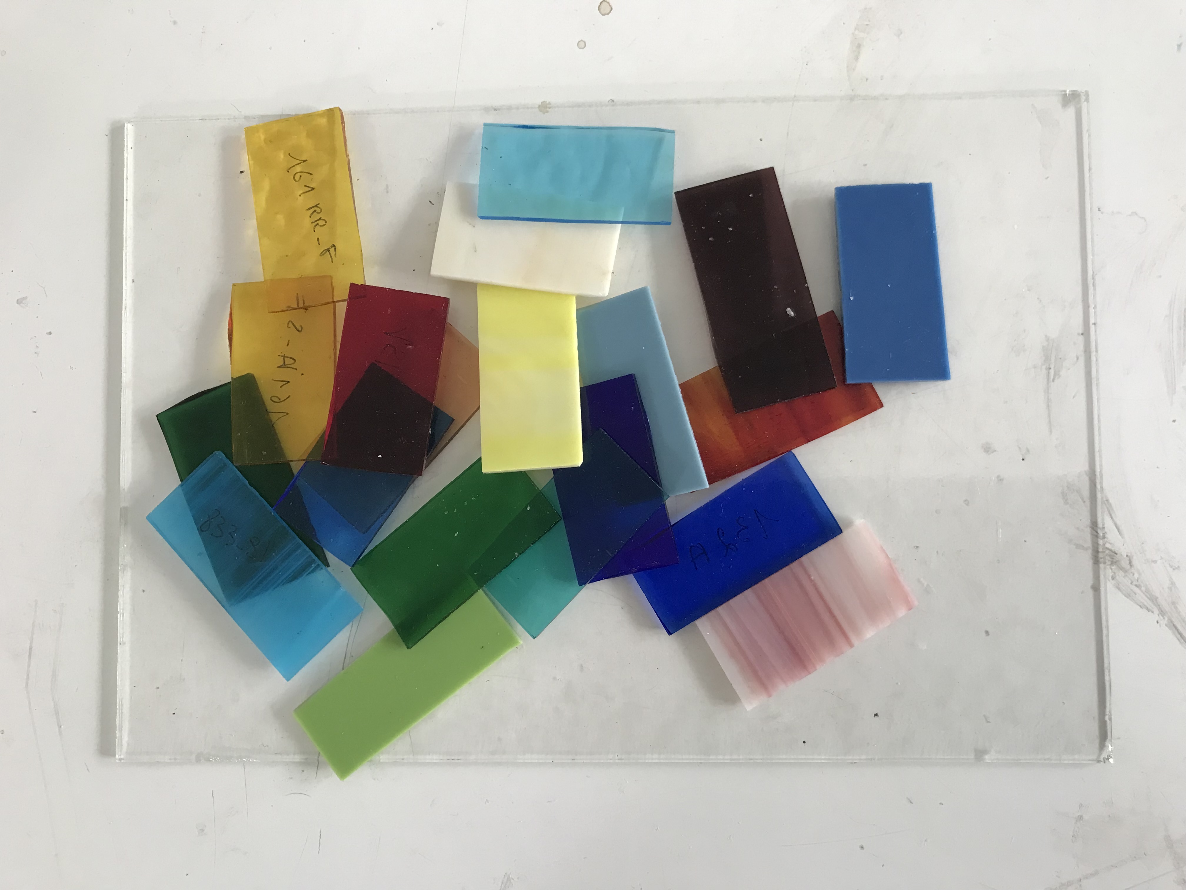 Glas in lood-Tiffany techniek - Foto