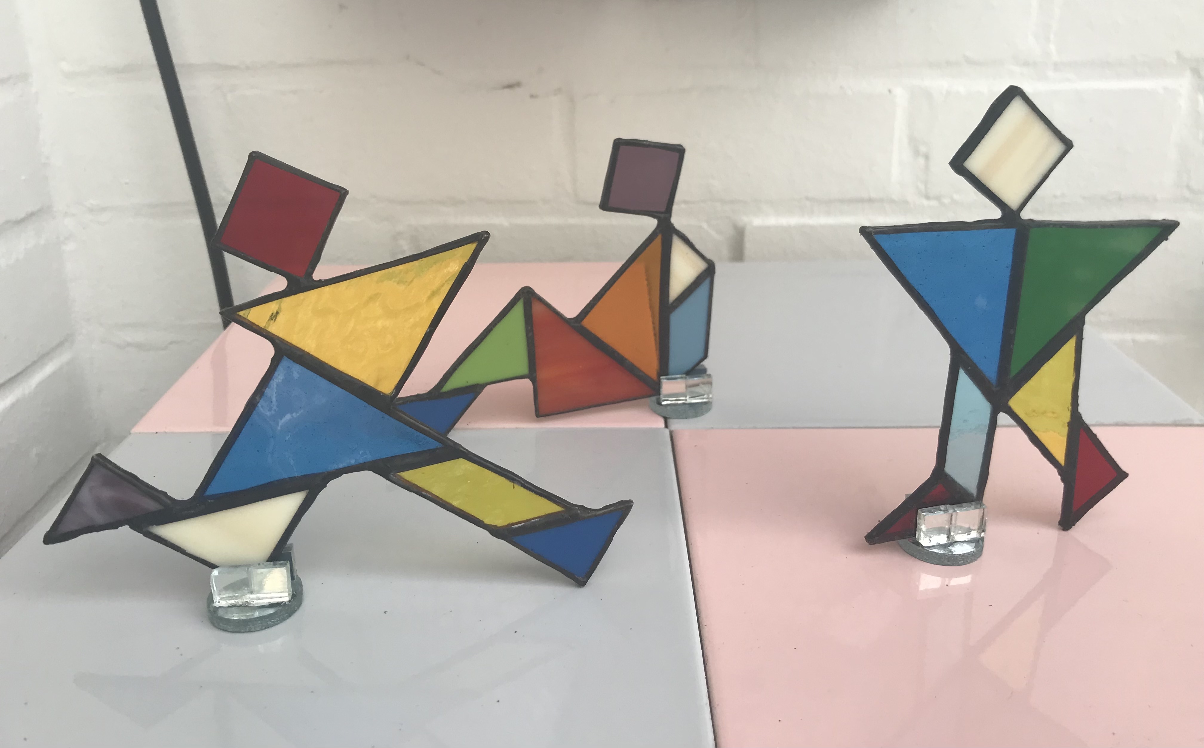 Glas in lood-Tiffany techniek - Foto