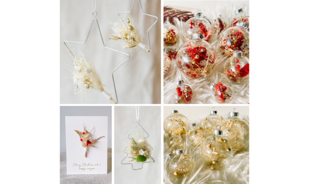 Kerst trio workshop: Wenskaartjes, kerstballen & kersthangers