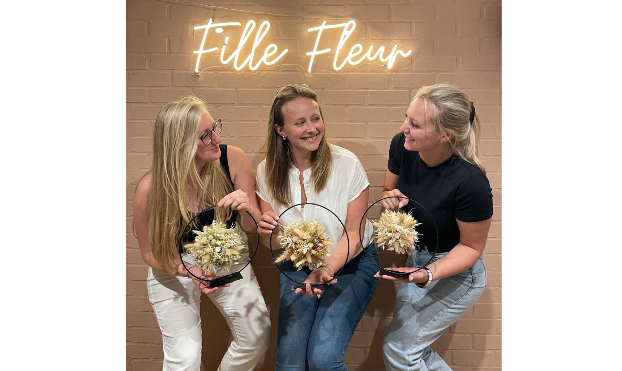 Bloemenwolkje workshop - Foto