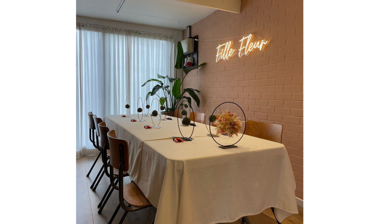 Bloemenwolkje workshop - Foto