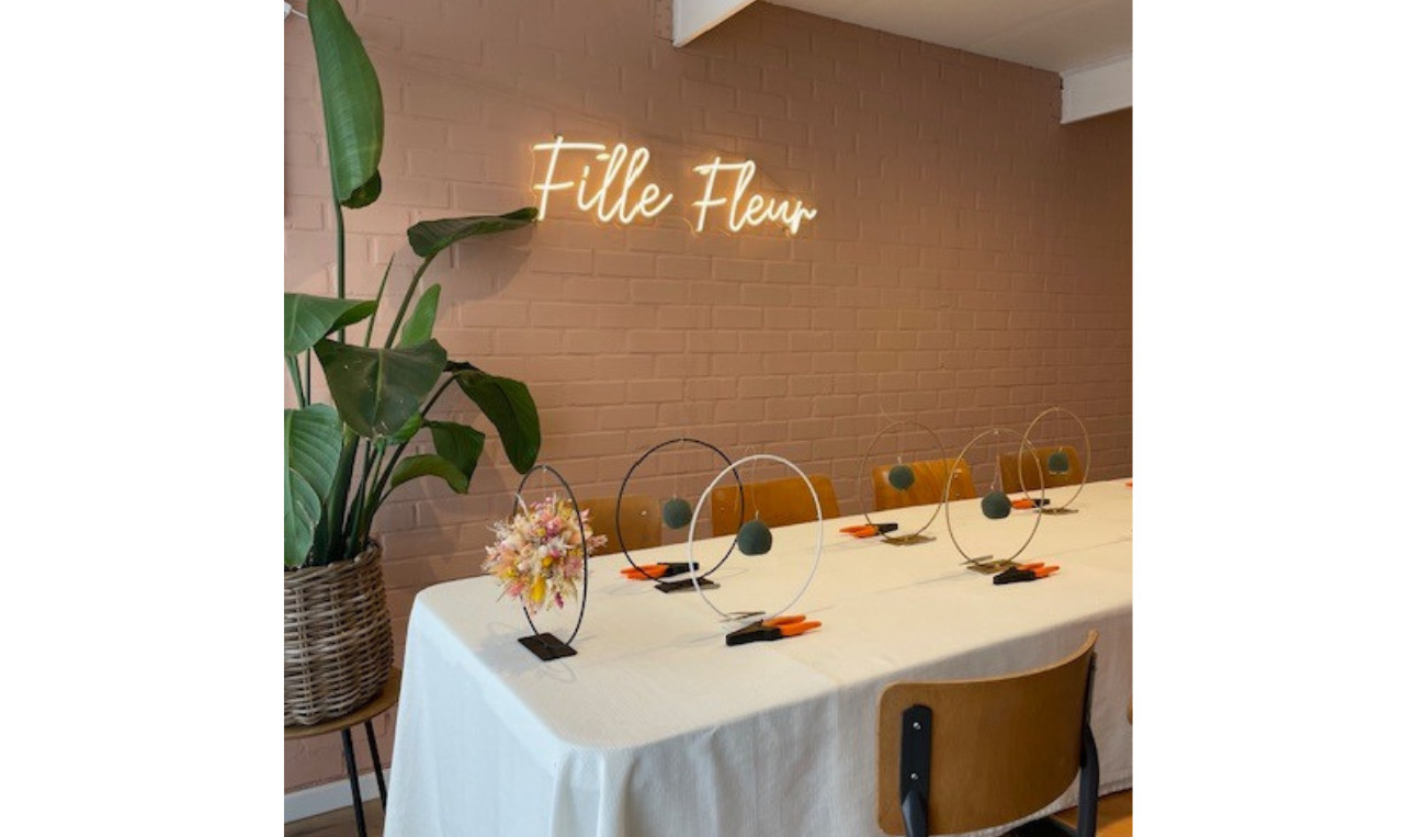 Bloemenwolkje workshop - Foto