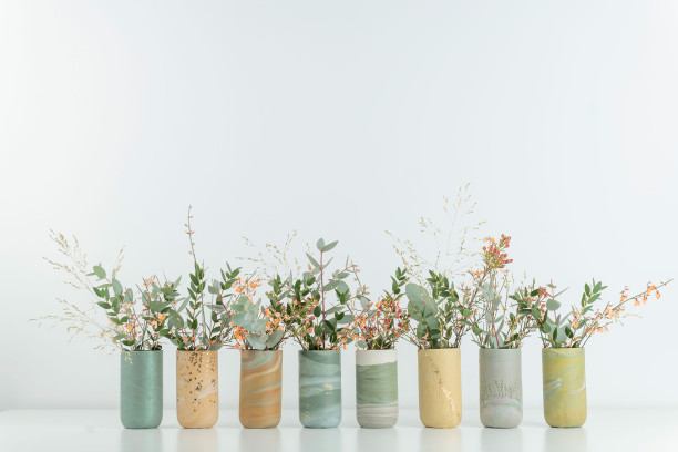 Vaasjes met polymeerklei workshop