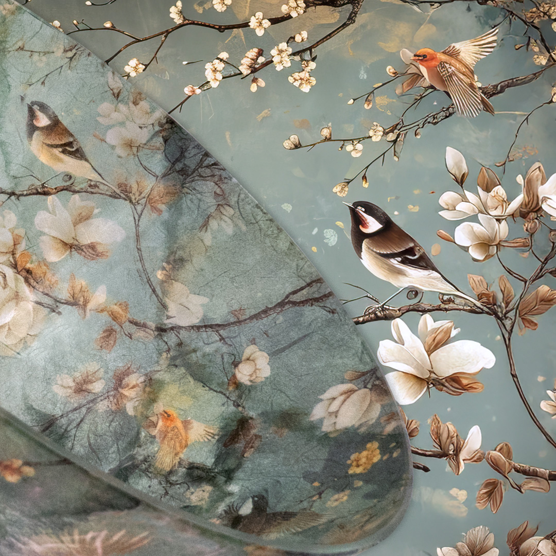 Workshop rijstpapier op glas