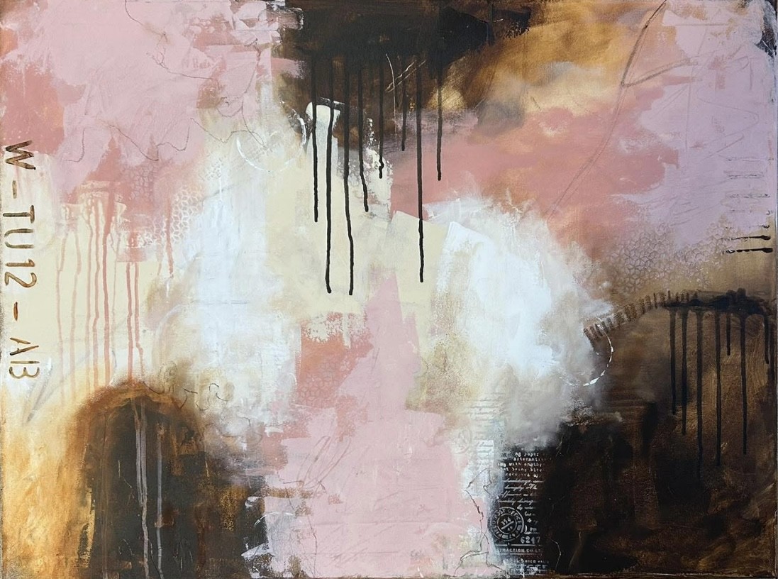 Abstract Schilderen met jouw privé groep - Foto