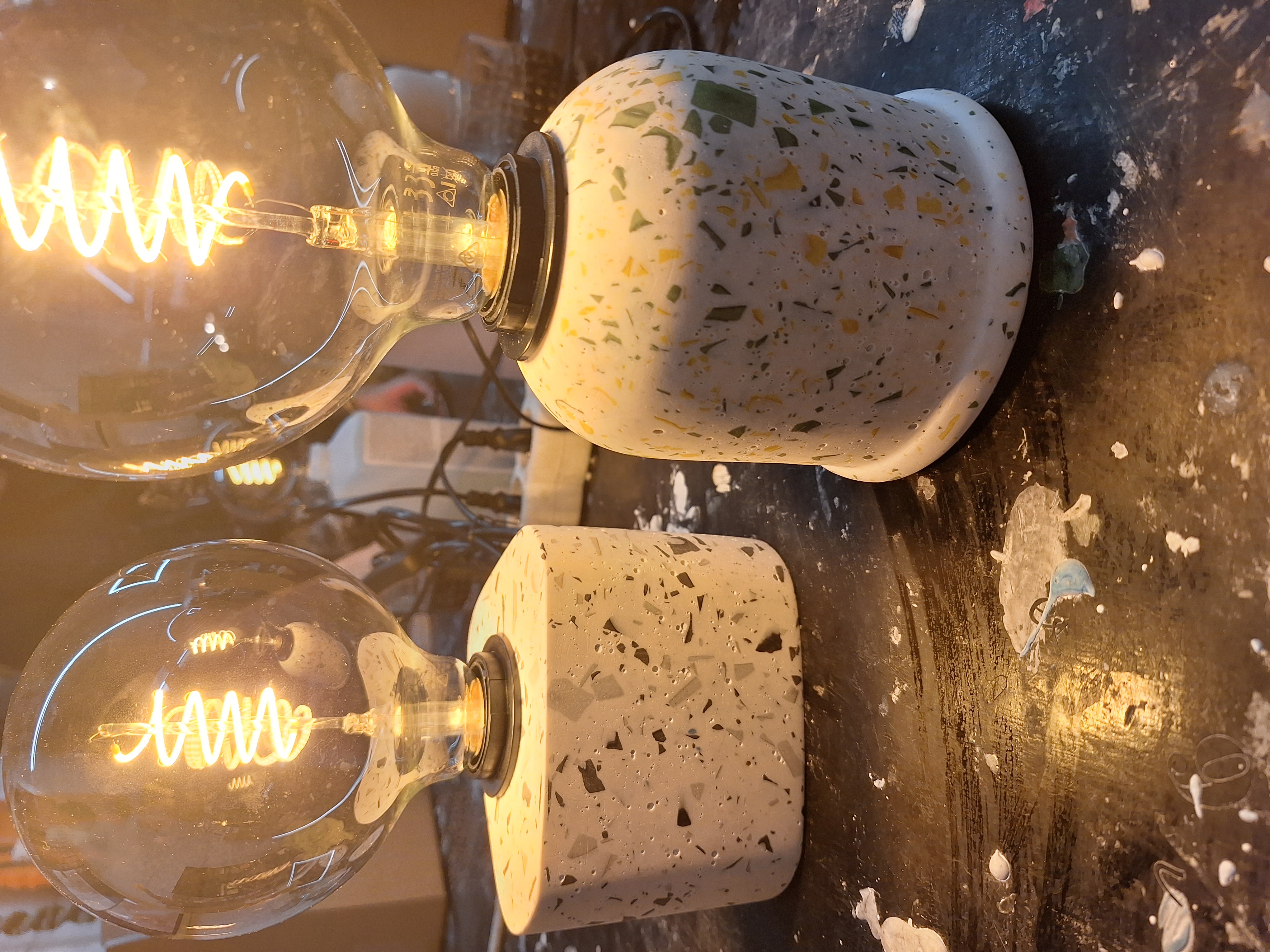 Terrazzo lamp workshop - Foto