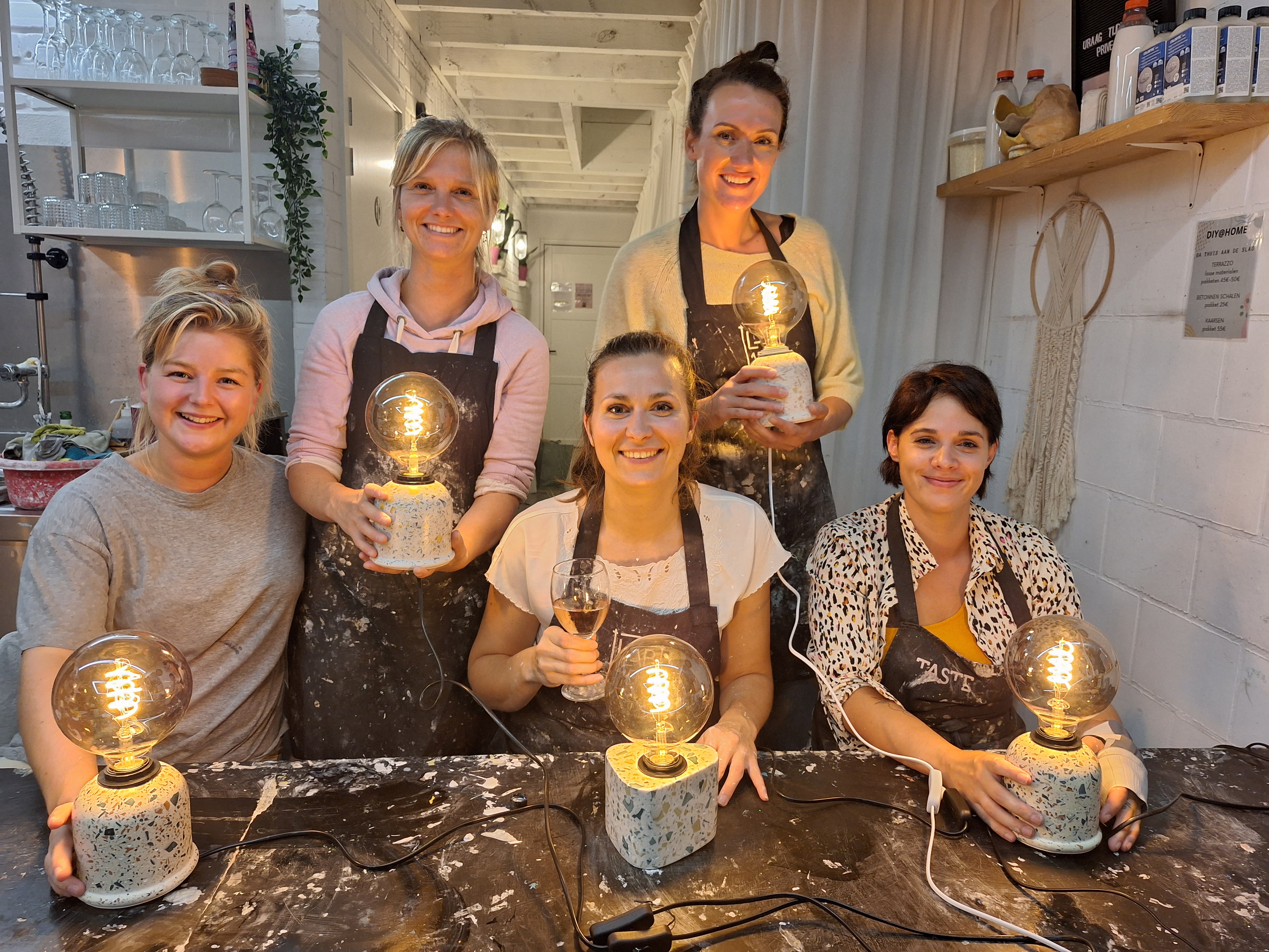 Terrazzo lamp workshop - Foto