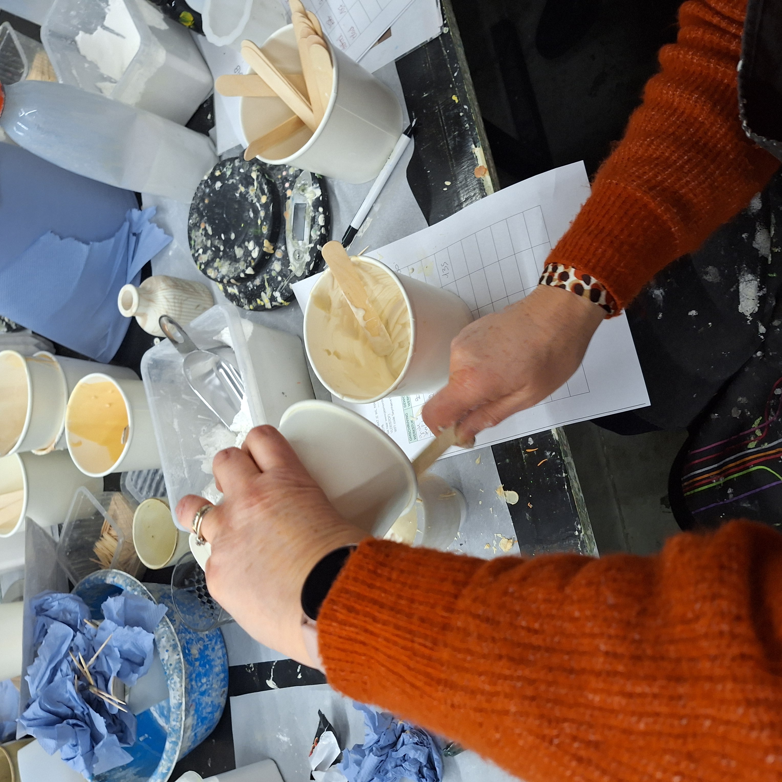 Workshop gietlab - Foto