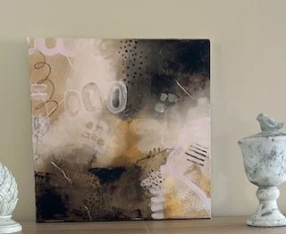 Abstract Schilderen met jouw privé groep - Foto