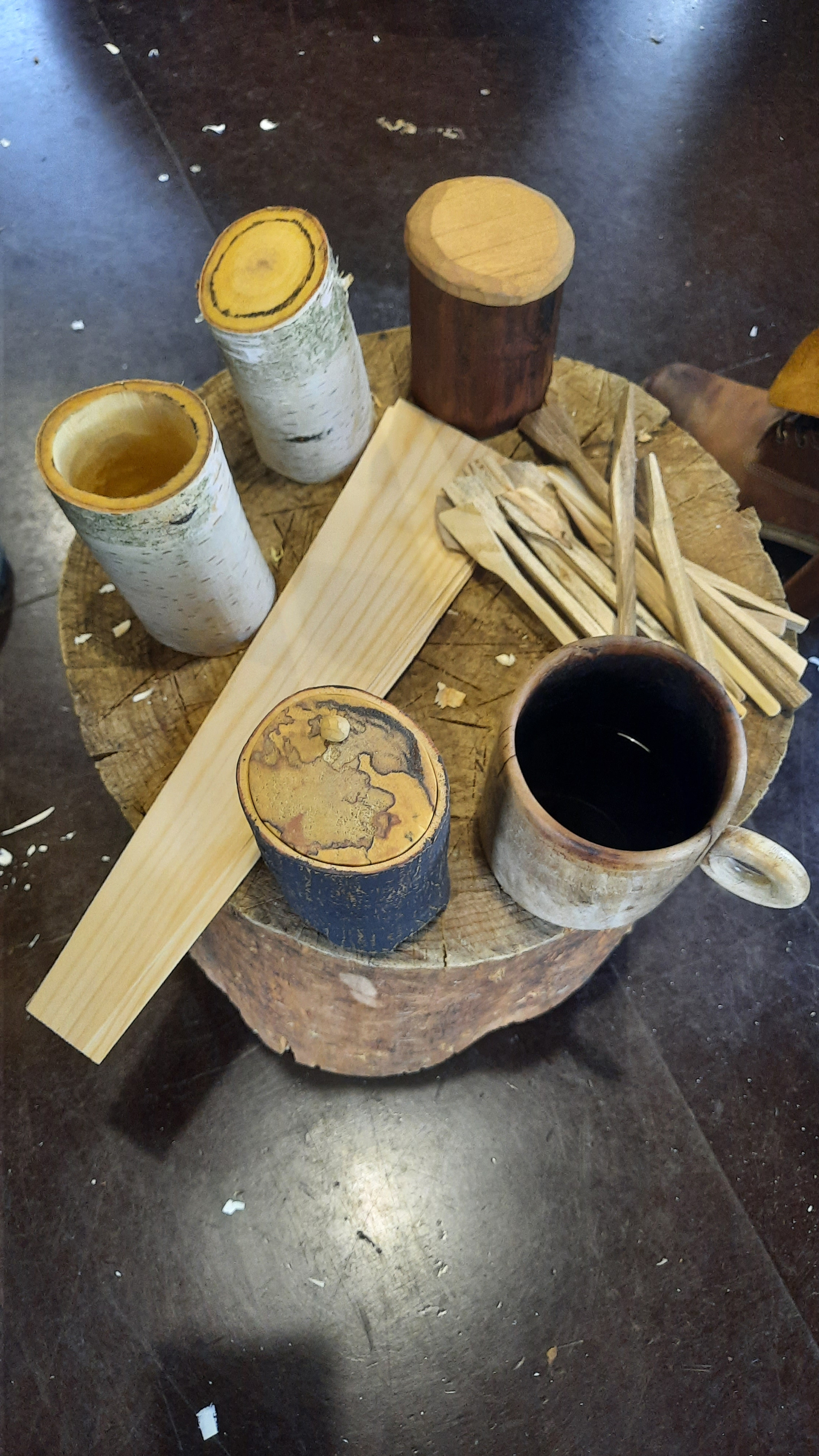 Creatieve Ouder-Kind workshop houtbewerking - Foto