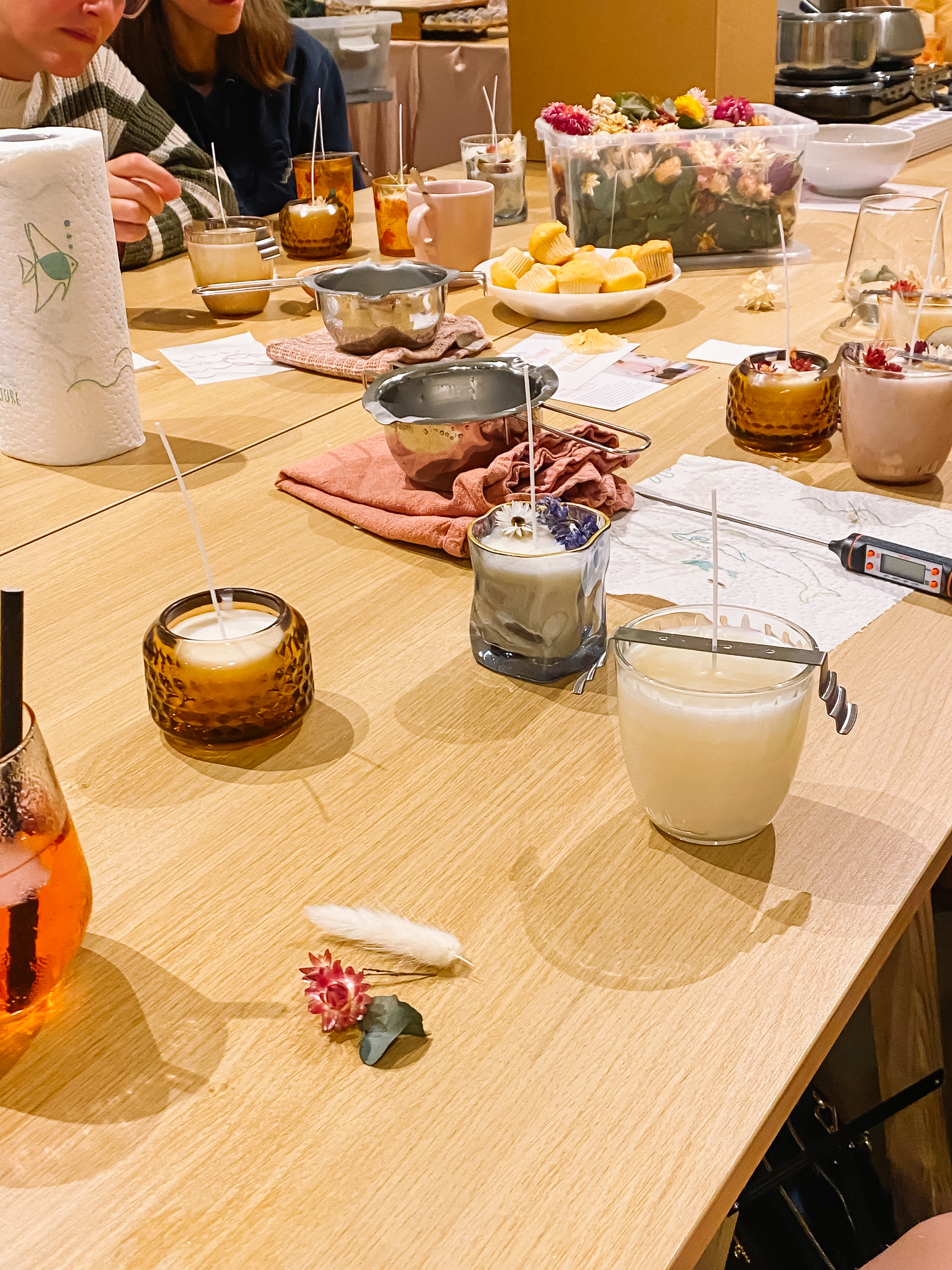 Natuurlijke (geur)kaarsen maken workshop - Foto