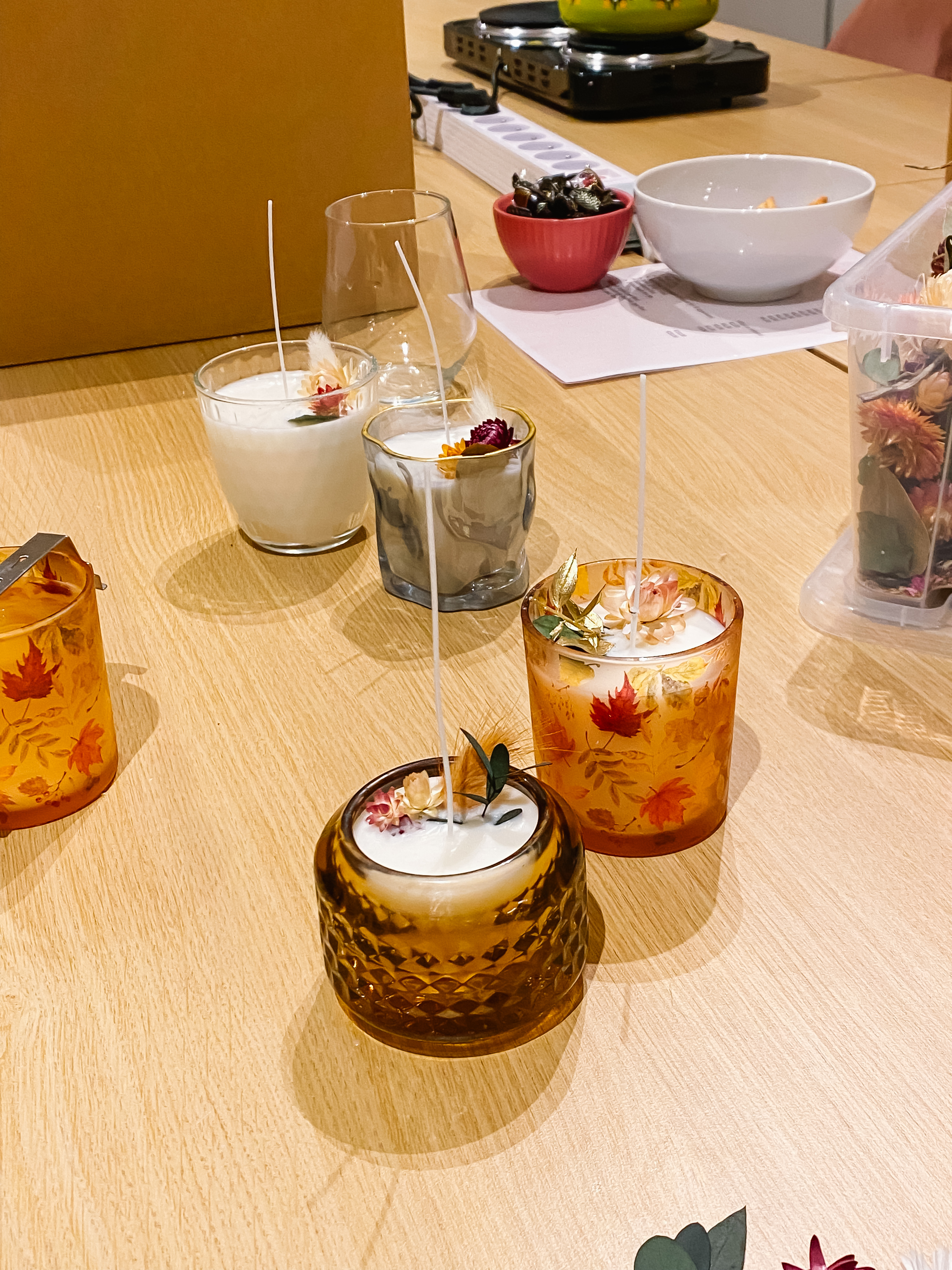 Natuurlijke (geur)kaarsen maken workshop - Foto